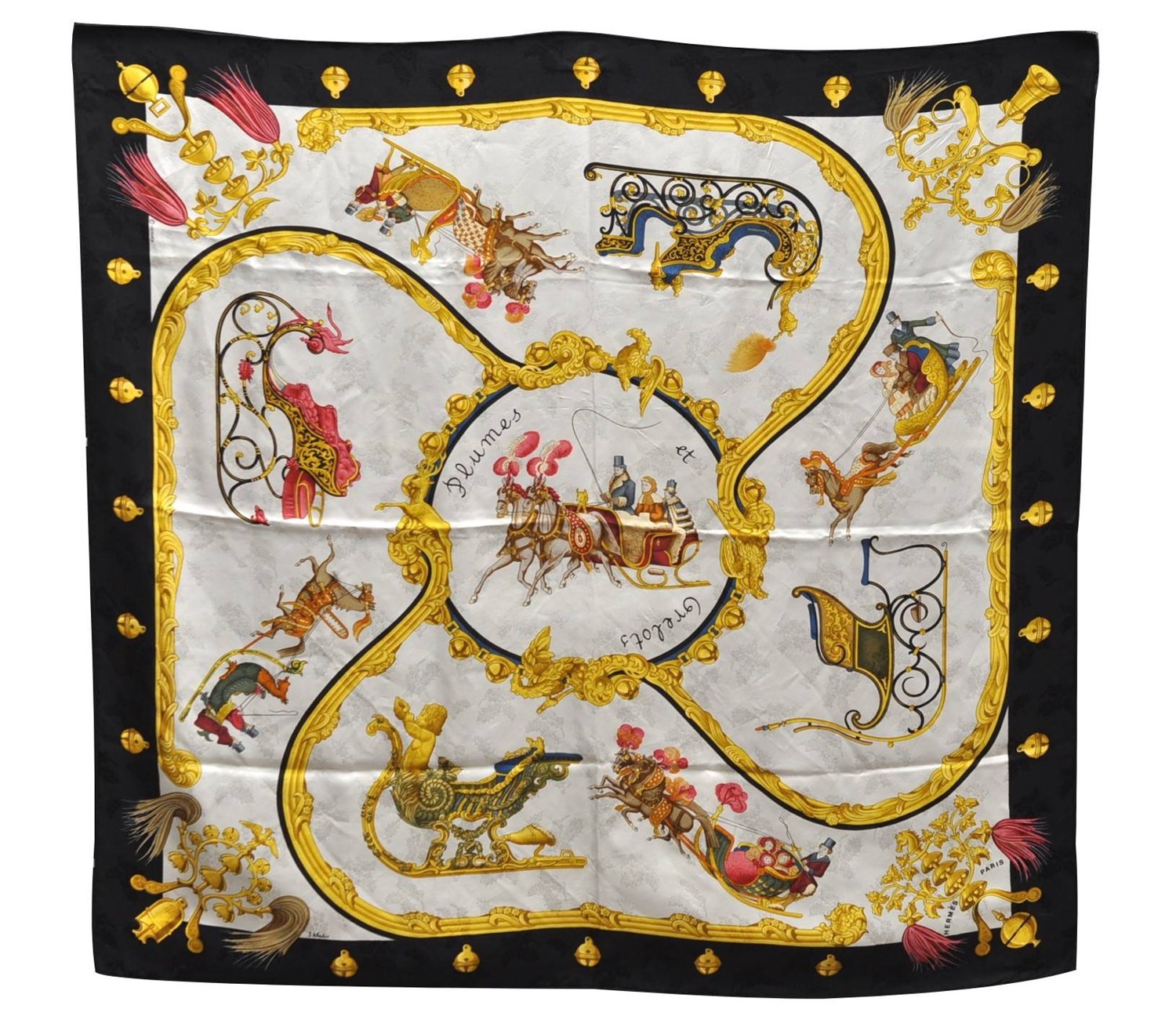 Authentic HERMES Carre 90 Scarf 