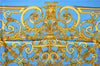Authentic HERMES Carre 90 Scarf "LES TUILERIES" Silk Light Blue 2983D