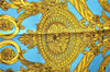 Authentic HERMES Carre 90 Scarf "LES TUILERIES" Silk Light Blue 2983D