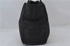 Authentic CHANEL New Travel Line Shoulder Tote Bag Nylon Leather Black 2983E