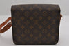 Authentic Louis Vuitton Monogram Cartouchiere MM M51253 Shoulder Cross Bag 2983I