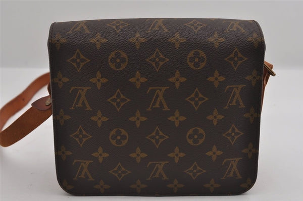 Authentic Louis Vuitton Monogram Cartouchiere MM M51253 Shoulder Cross Bag 2983I