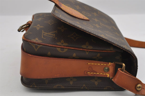 Authentic Louis Vuitton Monogram Cartouchiere MM M51253 Shoulder Cross Bag 2983I