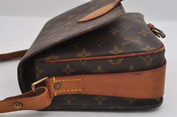 Authentic Louis Vuitton Monogram Cartouchiere MM M51253 Shoulder Cross Bag 2983I