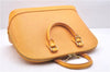 Authentic Louis Vuitton Epi Alma PM Hand Bag Yellow M52149 LV 2984E