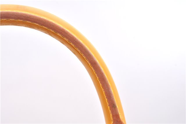 Authentic Louis Vuitton Epi Alma PM Hand Bag Yellow M52149 LV 2984E