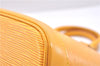 Authentic Louis Vuitton Epi Alma PM Hand Bag Yellow M52149 LV 2984E