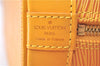 Authentic Louis Vuitton Epi Alma PM Hand Bag Yellow M52149 LV 2984E