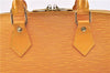 Authentic Louis Vuitton Epi Alma PM Hand Bag Yellow M52149 LV 2984E