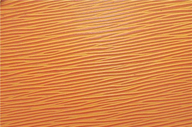 Authentic Louis Vuitton Epi Alma PM Hand Bag Yellow M52149 LV 2984E