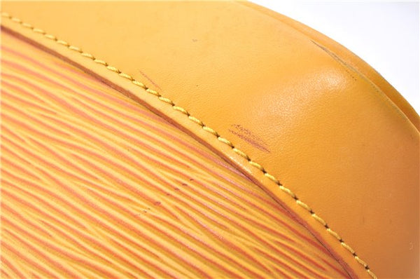 Authentic Louis Vuitton Epi Alma PM Hand Bag Yellow M52149 LV 2984E
