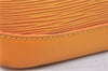 Authentic Louis Vuitton Epi Alma PM Hand Bag Yellow M52149 LV 2984E