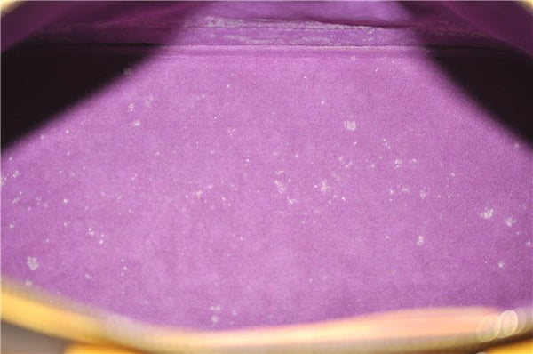 Authentic Louis Vuitton Epi Alma PM Hand Bag Yellow M52149 LV 2984E