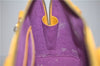 Authentic Louis Vuitton Epi Alma PM Hand Bag Yellow M52149 LV 2984E