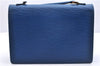 Authentic Louis Vuitton Epi Concorde Hand Bag Blue M52135 LV Junk 2986E