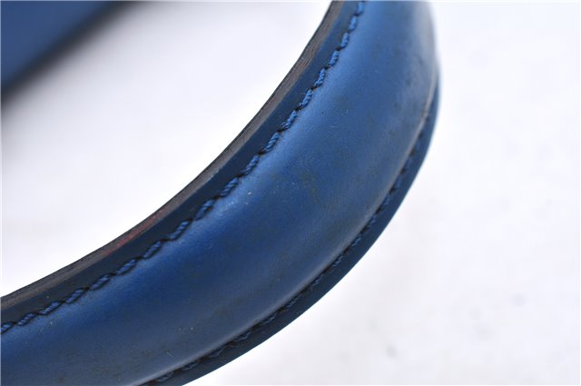 Authentic Louis Vuitton Epi Concorde Hand Bag Blue M52135 LV Junk 2986E