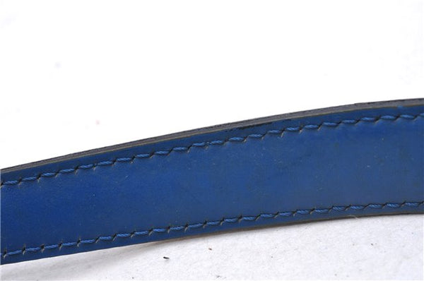 Authentic Louis Vuitton Epi Concorde Hand Bag Blue M52135 LV Junk 2986E