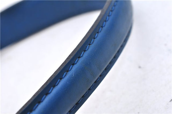 Authentic Louis Vuitton Epi Concorde Hand Bag Blue M52135 LV Junk 2986E