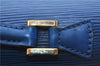Authentic Louis Vuitton Epi Concorde Hand Bag Blue M52135 LV Junk 2986E