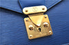 Authentic Louis Vuitton Epi Concorde Hand Bag Blue M52135 LV Junk 2986E
