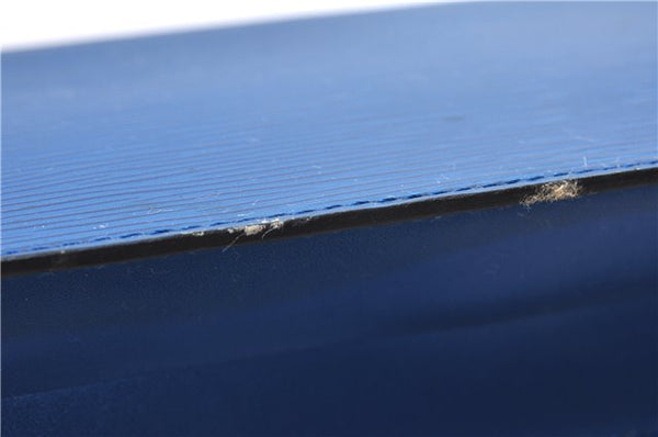 Authentic Louis Vuitton Epi Concorde Hand Bag Blue M52135 LV Junk 2986E