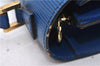 Authentic Louis Vuitton Epi Concorde Hand Bag Blue M52135 LV Junk 2986E