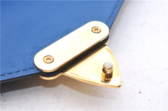 Authentic Louis Vuitton Epi Concorde Hand Bag Blue M52135 LV Junk 2986E