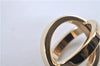 Authentic HERMES Scarf Ring Circle Design Gold Tone Box 2986F