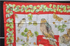 Authentic HERMES Carre 90 Scarf "La Vie Au Grand Air" Silk Red 2987D