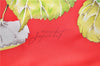 Authentic HERMES Carre 90 Scarf "La Vie Au Grand Air" Silk Red 2987D