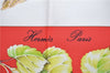 Authentic HERMES Carre 90 Scarf "La Vie Au Grand Air" Silk Red 2987D