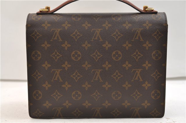Authentic Louis Vuitton Monogram Monceau 2Way Shoulder Hand Bag M51185 LV 2987E