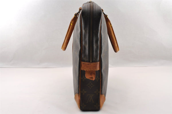 Authentic Louis Vuitton Monogram Porte Documents Voyage M53361 Briefcase 2987I