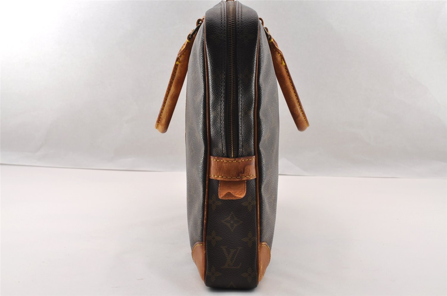 Authentic Louis Vuitton Monogram Porte Documents Voyage M53361 Briefcase 2987I