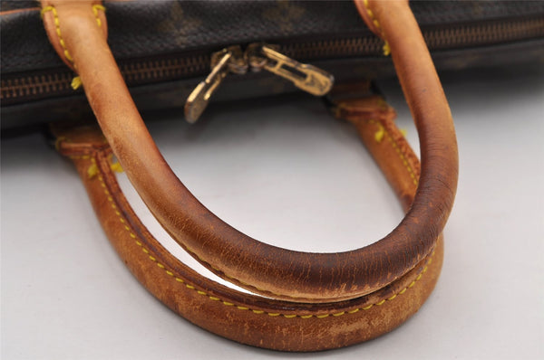 Authentic Louis Vuitton Monogram Porte Documents Voyage M53361 Briefcase 2987I