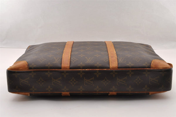 Authentic Louis Vuitton Monogram Porte Documents Voyage M53361 Briefcase 2987I