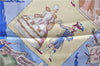 Authentic HERMES Carre 90 Scarf "LE CARNAVAL DE VENISE" Silk Blue 2988D