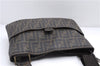 Authentic FENDI Zucca Vintage Shoulder Cross Body Bag Purse PVC Brown 2988E