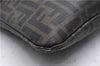 Authentic FENDI Zucca Vintage Shoulder Cross Body Bag Purse PVC Brown 2988E