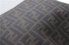 Authentic FENDI Zucca Vintage Shoulder Cross Body Bag Purse PVC Brown 2988E