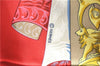 Authentic HERMES Carre 90 Scarf "L'ATLANTIDE" Silk Red 2989D