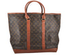 Auth Louis Vuitton Monogram Sac Weekend GM Vintage Tote Hand Bag M42420 LV 2989I