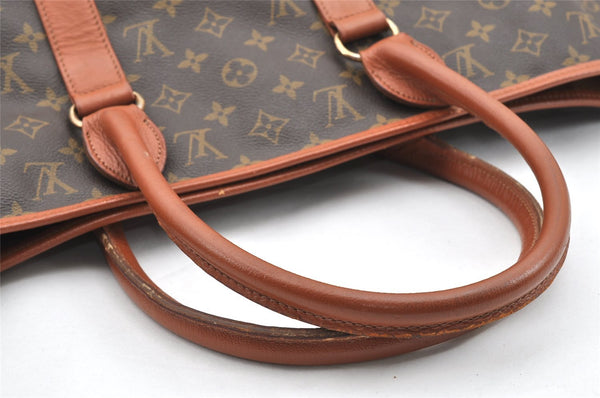 Auth Louis Vuitton Monogram Sac Weekend GM Vintage Tote Hand Bag M42420 LV 2989I