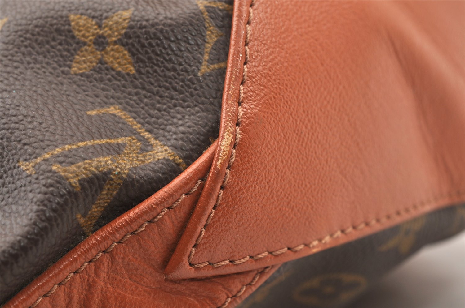 Auth Louis Vuitton Monogram Sac Weekend GM Vintage Tote Hand Bag M42420 LV 2989I