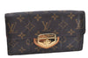 Auth Louis Vuitton Monogram Etoile Portefeuille Sarah Wallet M66556 LV 2990F