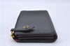 Authentic Louis Vuitton Taurillon Portefeuille Comet Wallet M63102 Black 2992F