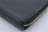 Authentic Louis Vuitton Taurillon Portefeuille Comet Wallet M63102 Black 2992F