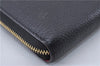 Authentic Louis Vuitton Taurillon Portefeuille Comet Wallet M63102 Black 2992F