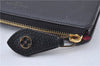 Authentic Louis Vuitton Taurillon Portefeuille Comet Wallet M63102 Black 2992F