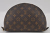 Auth Louis Vuitton Monogram Trousse Demi Ronde 23 Cosmetic Pouch M47520 LV 2992I